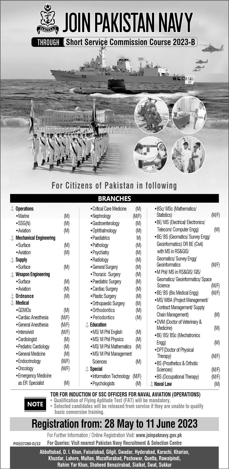 Join Pak Navy Jobs through SSC 2023-B